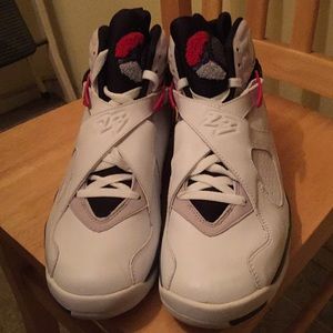 Air Jordan VIII Retro White/Grey-Red 2003